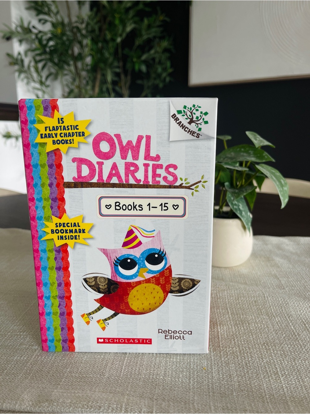 Owl Diaries Books 1-15 Complete Box Set + Bookmark